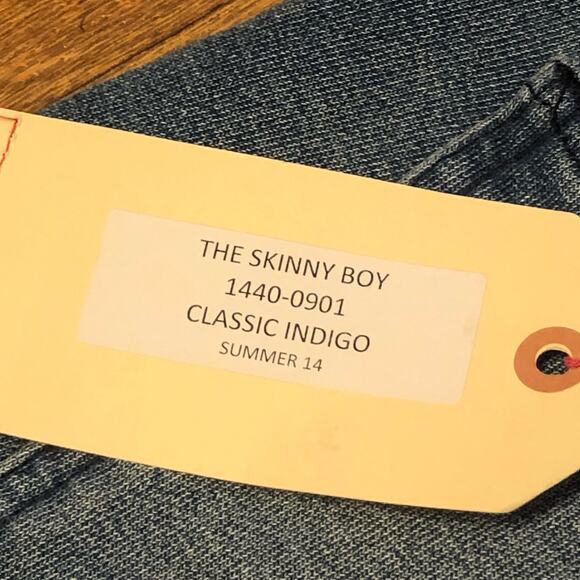 Current / Elliott The Skinny Boy Jeans in Classic Indigo - Picture 12 of 14